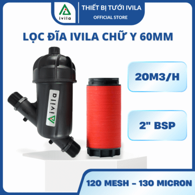 Lọc đĩa chữ Y phi 60mm (2")