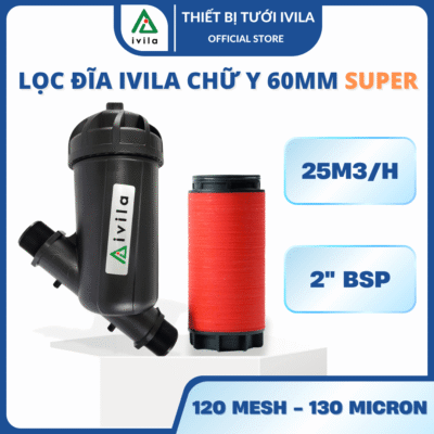 Lọc đĩa chữ Y 60mm Super - 2"