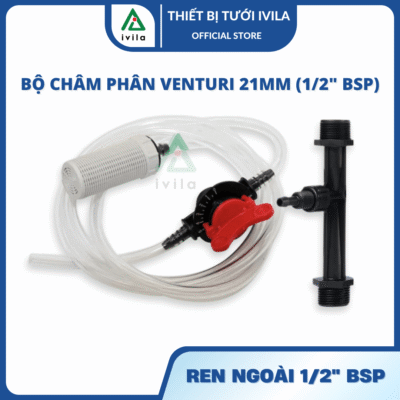 Bộ châm phân venturi phi 21