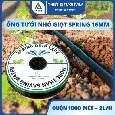 Ống Tưới Nhỏ Giọt 16mm Dày 0.2mm Khoảng Cách 20cm