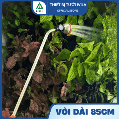Vòi phun nước tưới cây đa năng 8 chế độ tay cầm dài 85cm MAY GARDEN CPA402