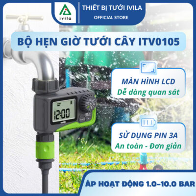 Bộ điều khiển hẹn giờ tưới cây RainPoint ITV0105