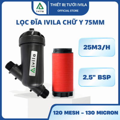 Lọc đĩa IVILA chữ Y 75mm