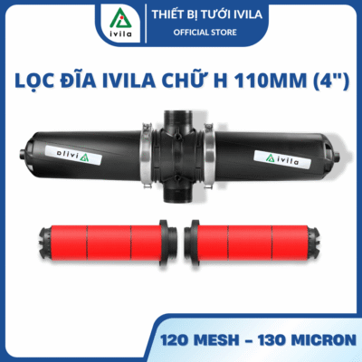 Lọc đĩa IVILA chữ H 110 - 4"