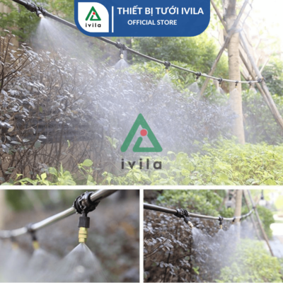 Bộ kit phun sương dây mềm 9/11mm béc đồng - Ảnh 6