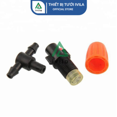 Bộ kit phun sương dây 6mm 1 cửa cam - Ảnh 4