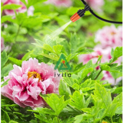 Bộ kit phun sương dây 6mm 1 cửa cam - Ảnh 8