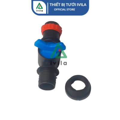 Van khóa khởi thủy ống phun mưa phi 27mm (khởi thủy ống cứng PVC, HDPE) - Ảnh 5