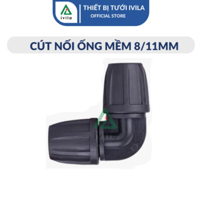 Cút nối nhanh ống mềm 8/11mm
