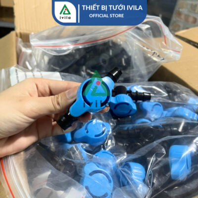 Van khóa khởi thủy 16mm kèm roong cao su (xanh dương) - Ảnh 3
