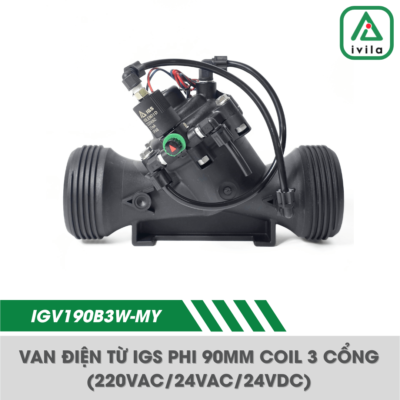 Van điện từ IGS 90mm (3'') - Coil 3 cổng - Ảnh 3