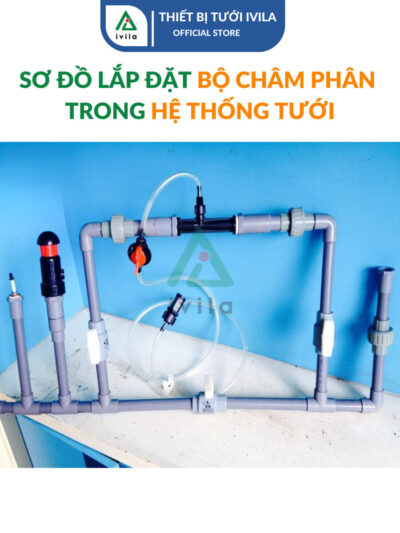 Bộ châm phân Venturi IVILA 27 - 3/4" - Ảnh 7