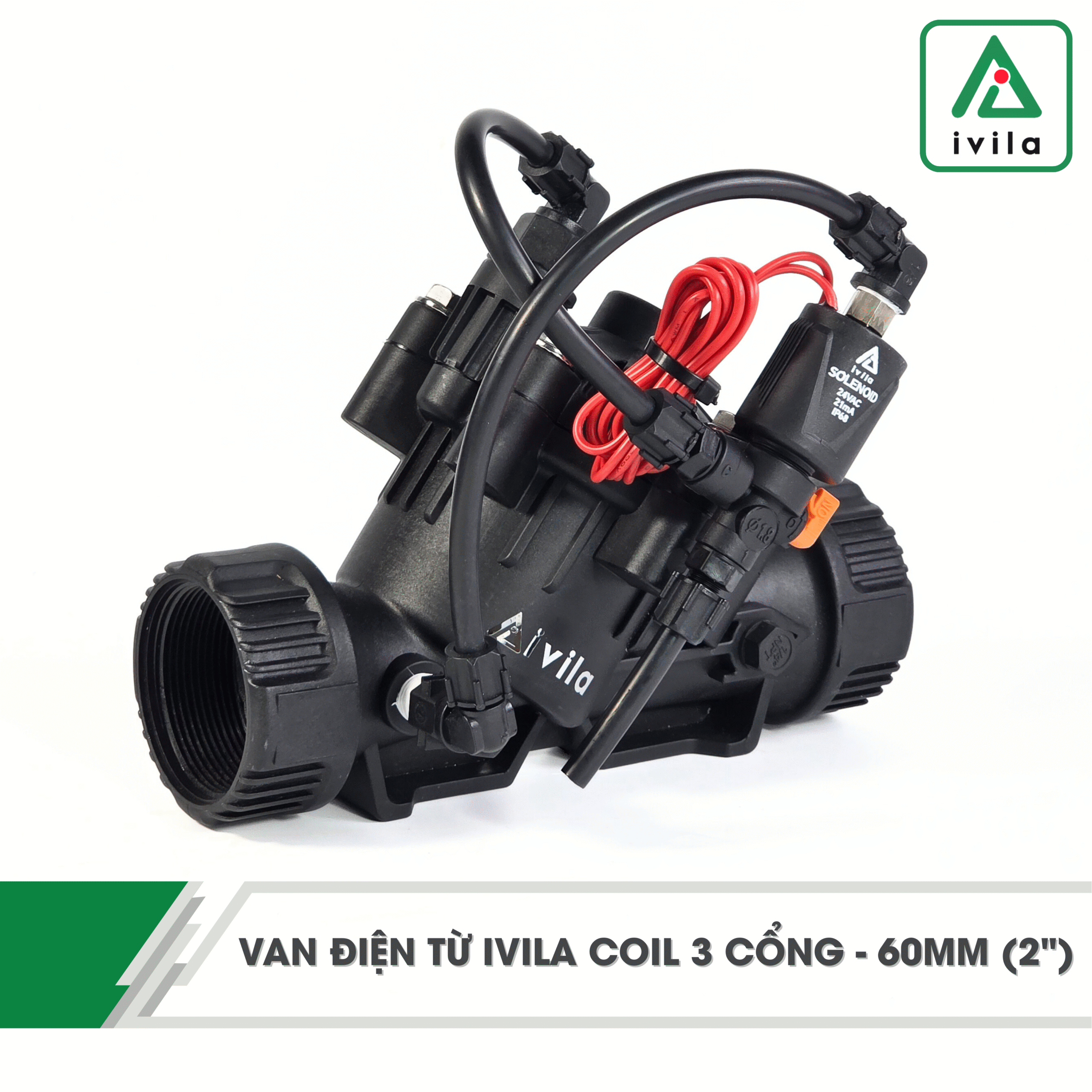 Van điện từ IVILA 60mm (2'') - Coil 3 cổng (Dòng ZY) - Ảnh 2