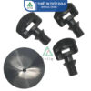 Béc bọ phun sương màu đen 1.8mm gắn ống 6mm