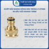 Khớp nối đồng ren trong 21/27mm ra đầu nối nhanh 16mm, Khớp nối nhanh ren trong 21/27mm (KNND012116)
