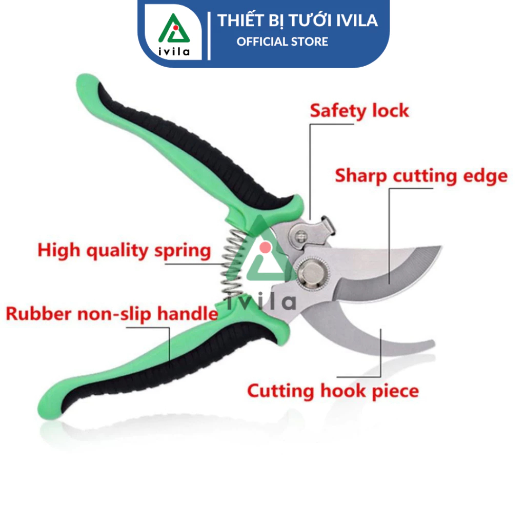 Kéo cắt tỉa cành KTC163 - Ảnh 2